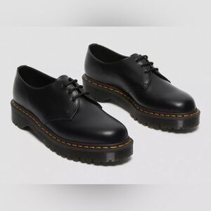 Dr. Martens Black Leather Oxford Shoes